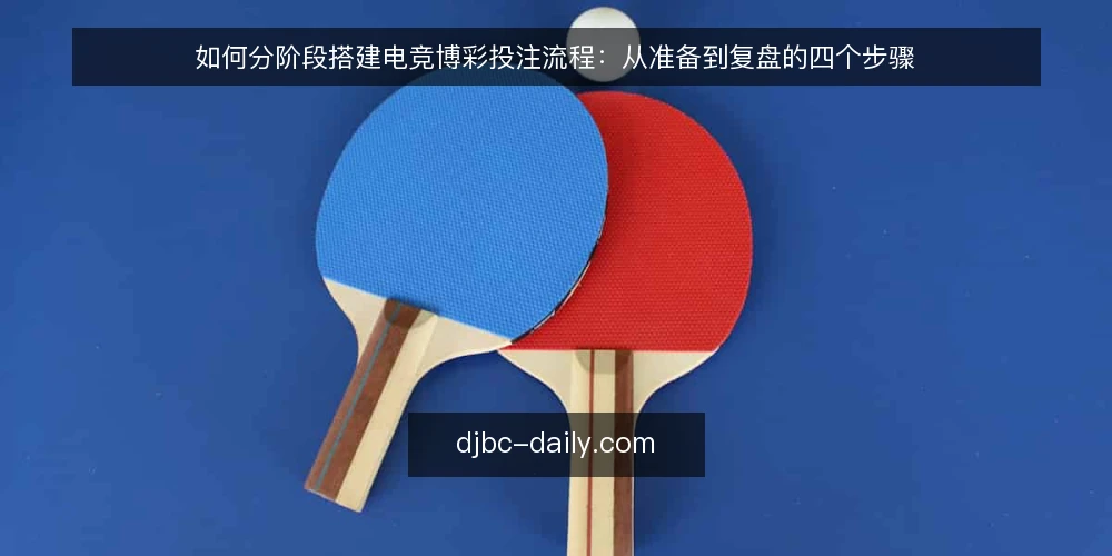 如何分阶段搭建电竞博彩投注流程:从准备到复盘的四个步骤 — 先定边界:准备阶段要确认的三件事 配图